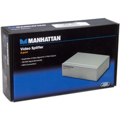 Manhattan Professional Video Splitter 2-port, VGA