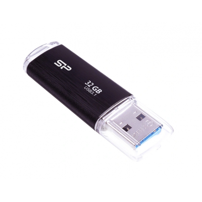 SILICON POWER USB Flash Drive Blaze B02, 32GB, USB 3.2 Gen 1, Black